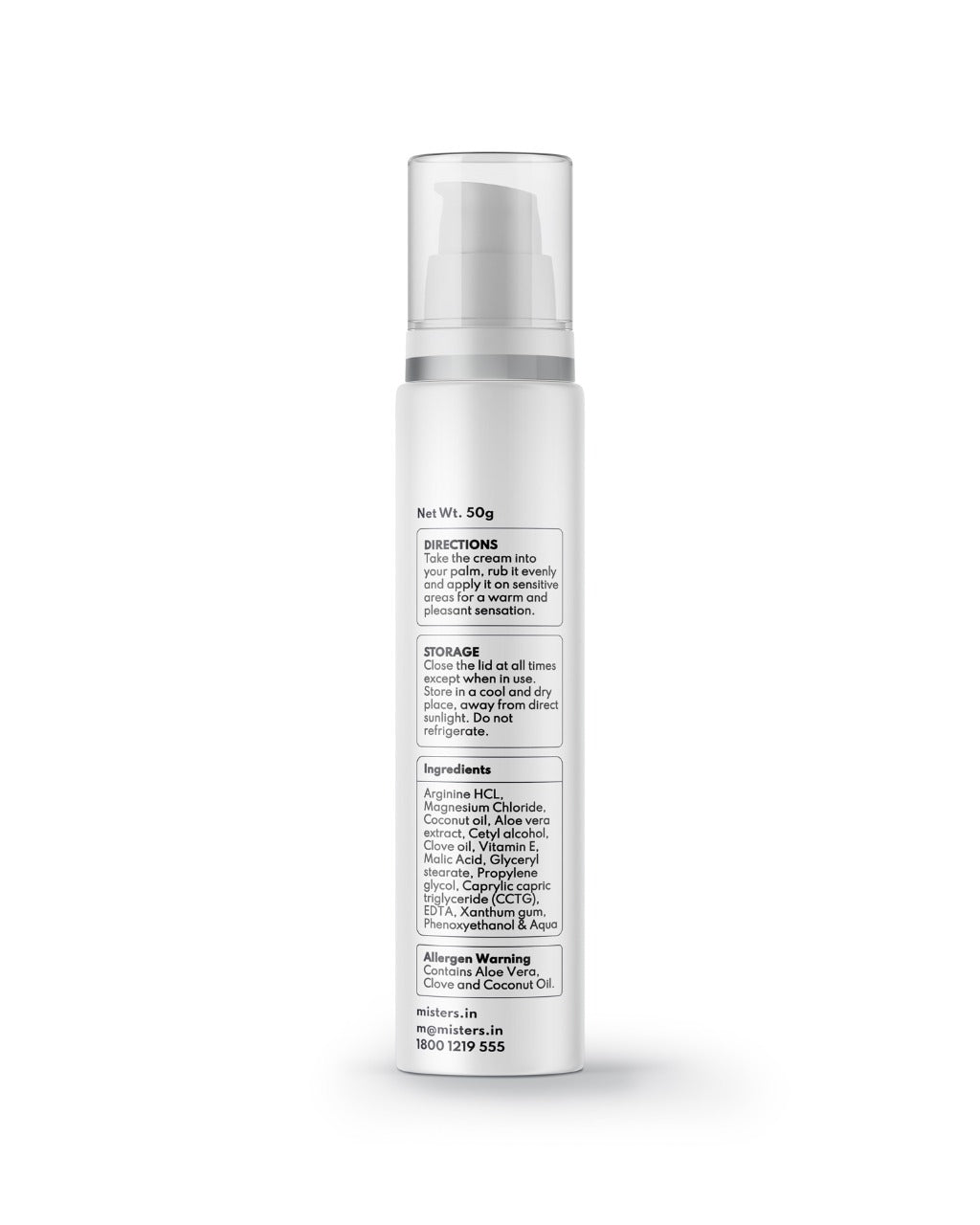 Misters Enhance Intimate Cream For Men
